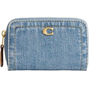 Coach Zip Wallet/Card Case - Denim Indigo NWT✨